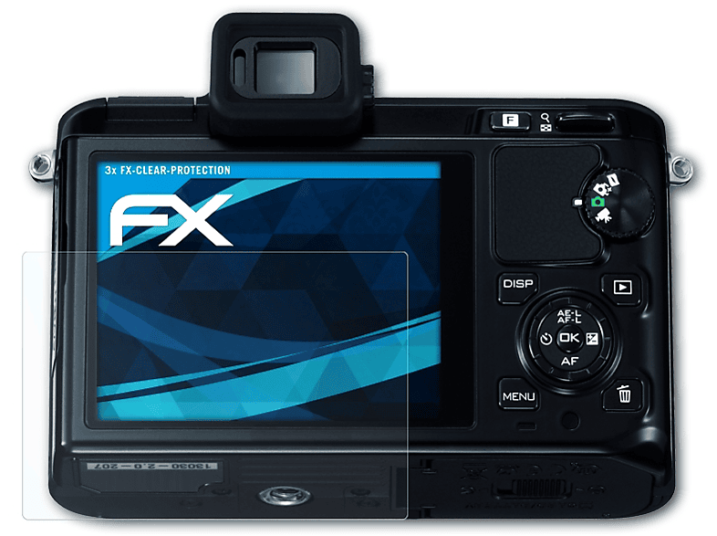 ATFOLIX 3x FX-Clear Displayschutz(für Nikon 1 V1)