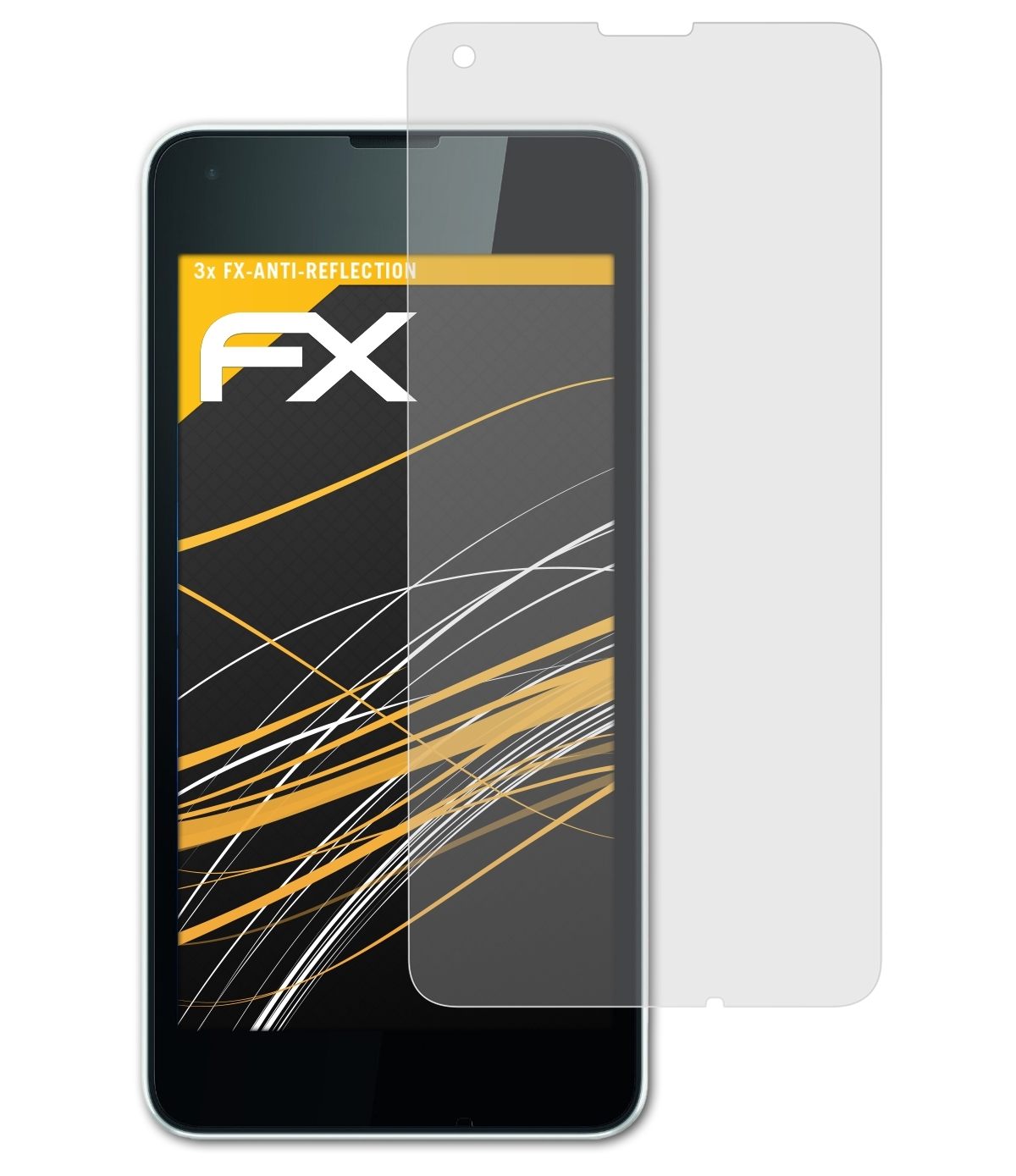 FX-Antireflex Microsoft ATFOLIX 3x Displayschutz(für Lumia 550)