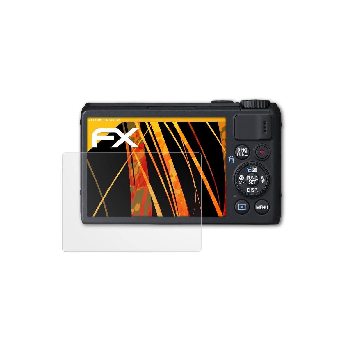 3x FX-Antireflex ATFOLIX Displayschutz(für S100) PowerShot Canon