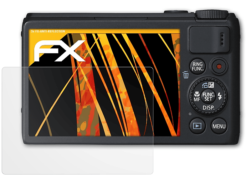 ATFOLIX 3x FX-Antireflex Displayschutz(für Canon PowerShot S100)