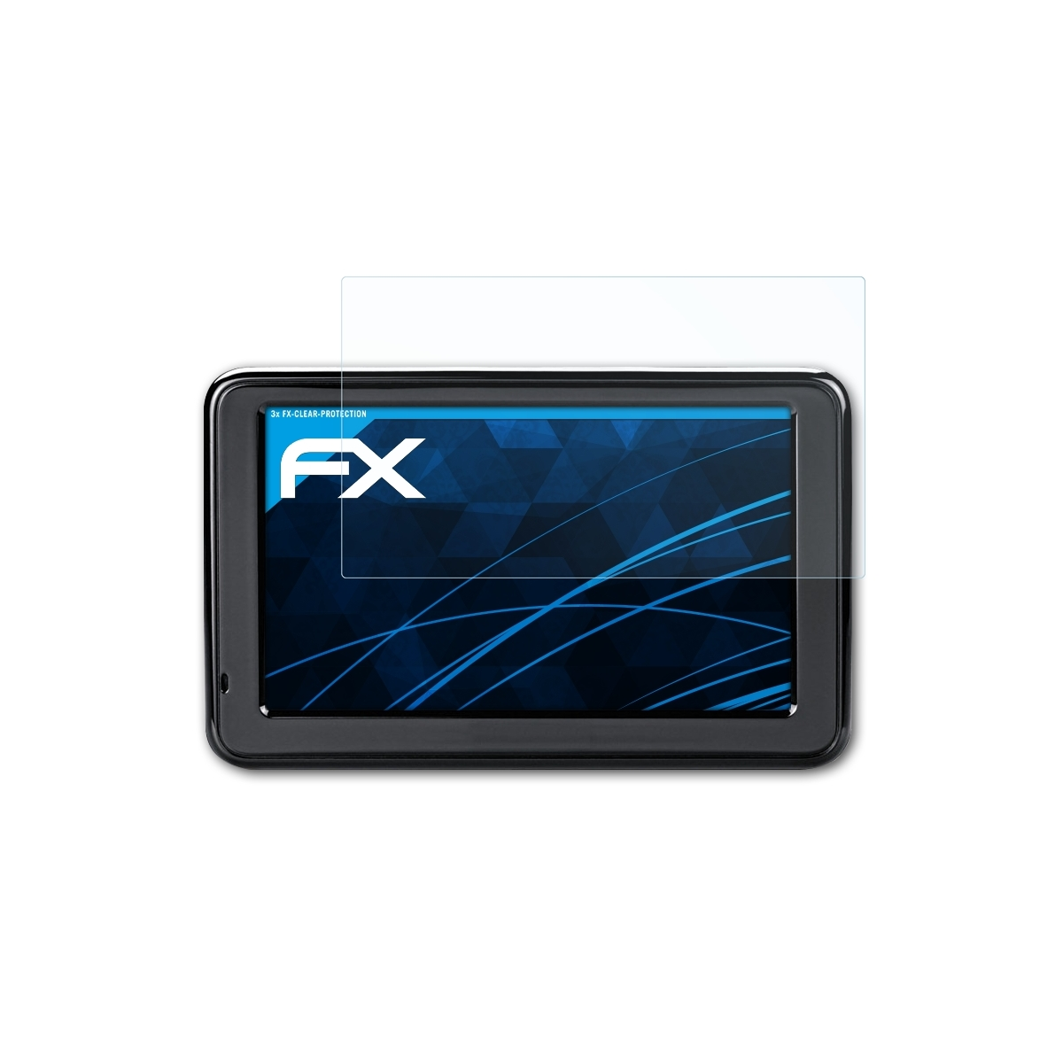 ATFOLIX 3x FX-Clear Displayschutz(für Garmin nüvi 2545)