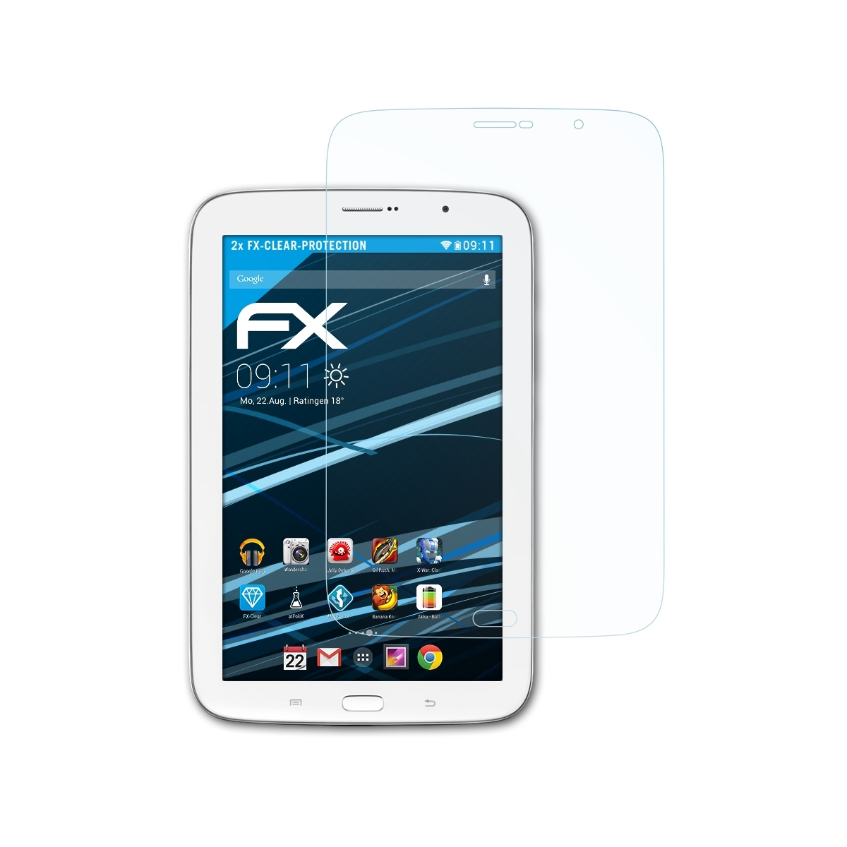 FX-Clear 2x (GT-N5100)) Galaxy 8.0 Displayschutz(für Note ATFOLIX Samsung