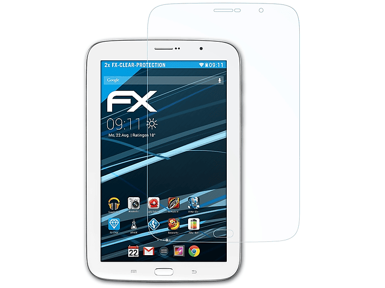 FX-Clear 2x (GT-N5100)) Galaxy 8.0 Displayschutz(für Note ATFOLIX Samsung