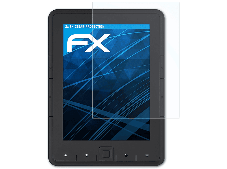 2x eBook Trekstor Displayschutz(für Pyrus) Reader FX-Clear ATFOLIX
