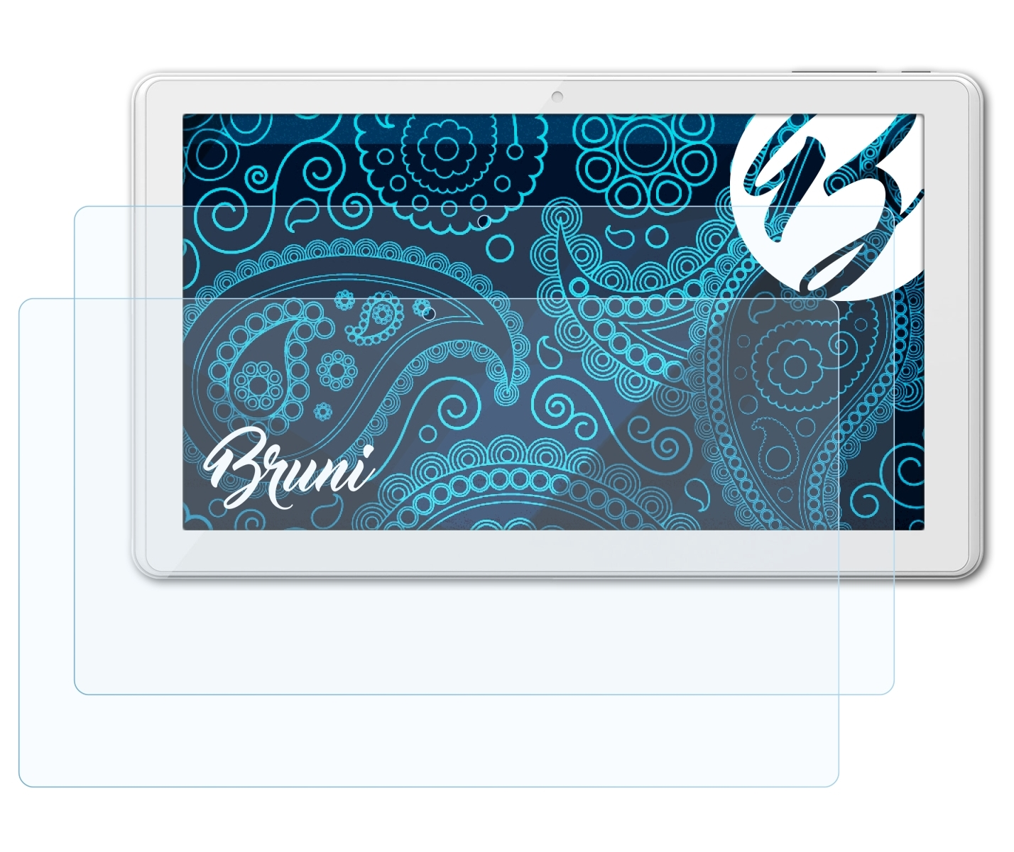 BRUNI 2x Basics-Clear Archos 101d Neon) Schutzfolie(für