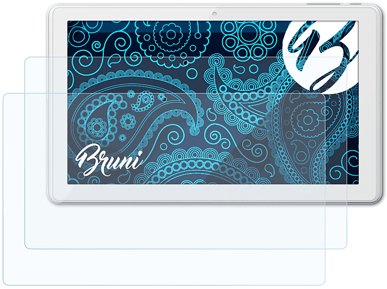 BRUNI 2x Basics-Clear Schutzfolie(für Archos 101d Neon)
