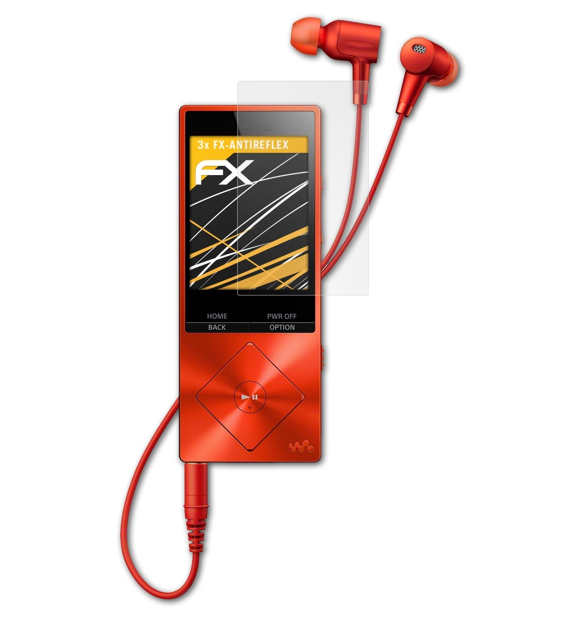 FX-Antireflex ATFOLIX Displayschutz(für 3x Walkman Sony NW-A25H27HN)