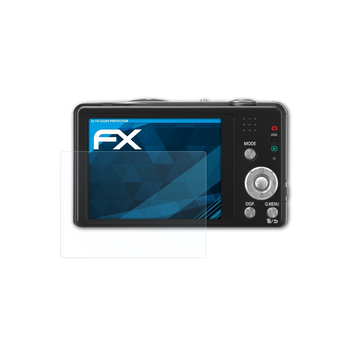 ATFOLIX 3x FX-Clear Displayschutz(für Panasonic Lumix DMC-SZ1)
