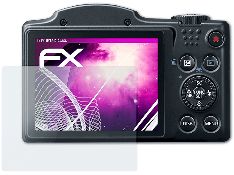 ATFOLIX FX-Hybrid-Glass Schutzglas(für Canon PowerShot SX500 IS) | Kamera Schutzfolie