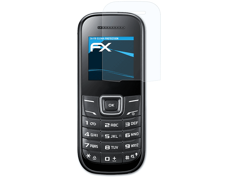 ATFOLIX FX-Clear 3x Samsung E1200) Displayschutz(für