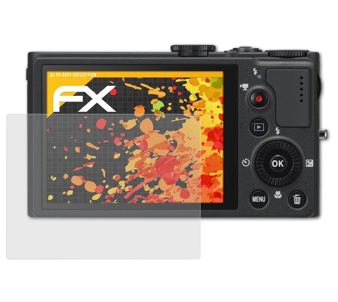 ATFOLIX 3x Displayschutz(für Nikon P310) FX-Antireflex Coolpix