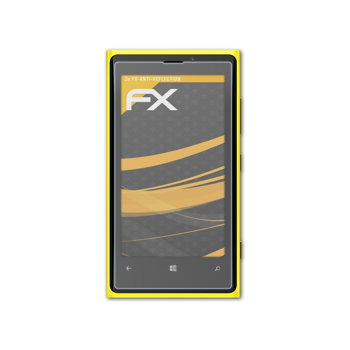 ATFOLIX 3x Displayschutz(für Nokia Lumia 920) FX-Antireflex