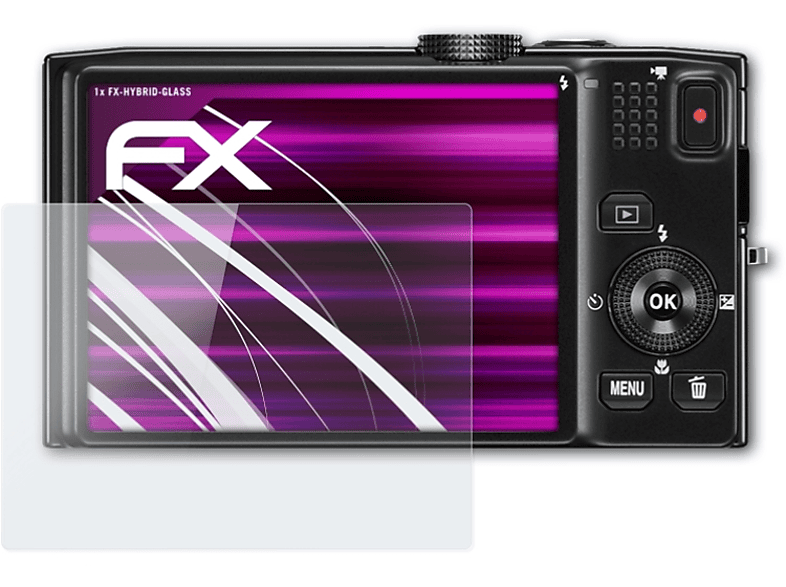 FX-Hybrid-Glass Schutzglas(für Nikon S8200) ATFOLIX Coolpix