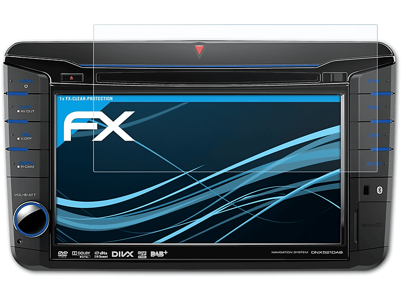 Kenwood ATFOLIX DNX521DAB) FX-Clear Displayschutz(für