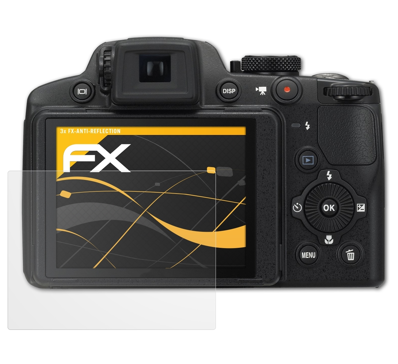 Displayschutz(für 3x P510) Coolpix ATFOLIX Nikon FX-Antireflex