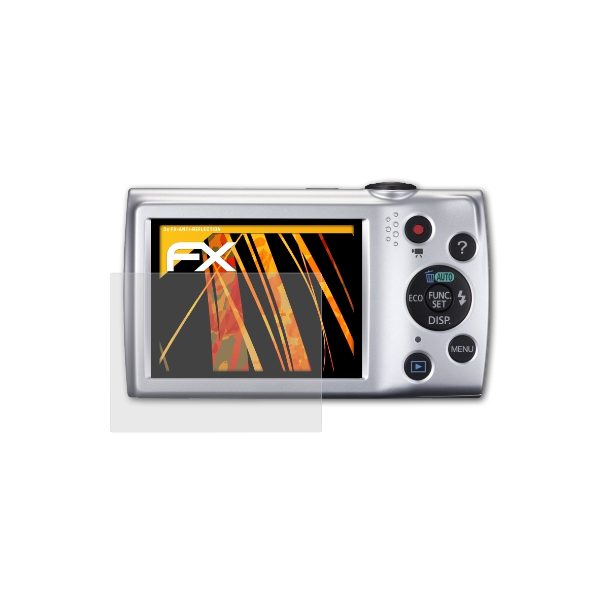 ATFOLIX FX-Antireflex Canon A2500) PowerShot 3x Displayschutz(für