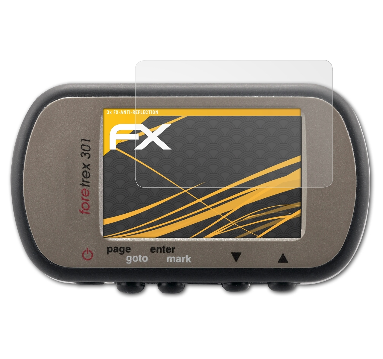 301) Displayschutz(für FX-Antireflex ATFOLIX Garmin Foretrex 3x