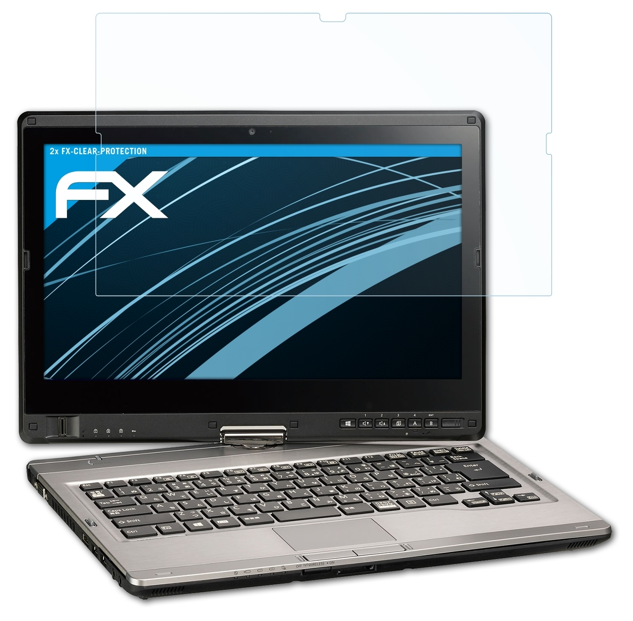 ATFOLIX 2x FX-Clear Displayschutz(für Lifebook T902) Fujitsu