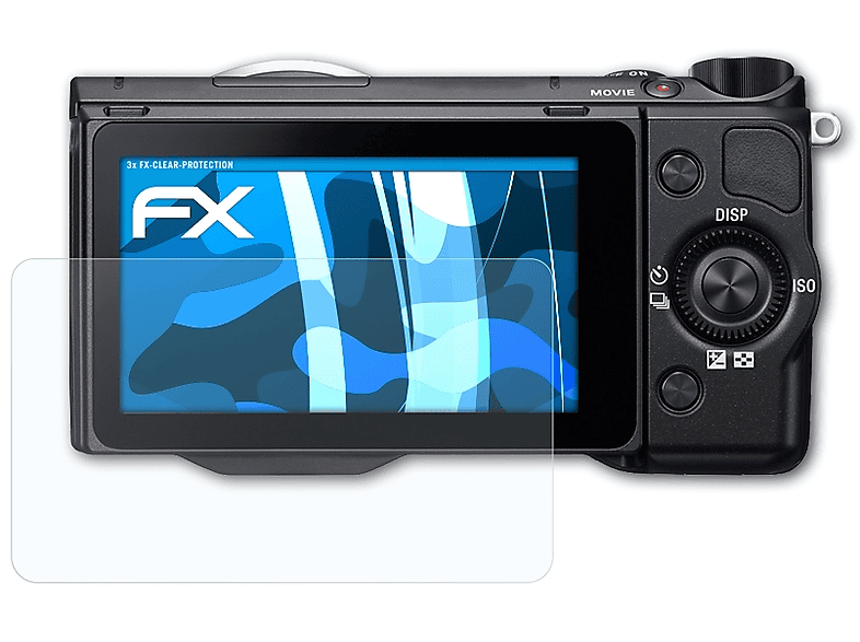 ATFOLIX 3x FX-Clear Displayschutz(für Sony NEX-5R)