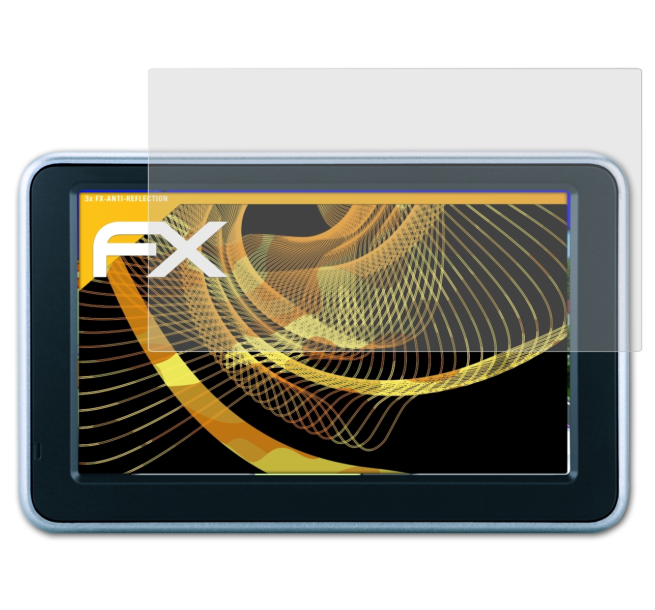 FX-Antireflex 3x Garmin Displayschutz(für ATFOLIX 2460) nüvi