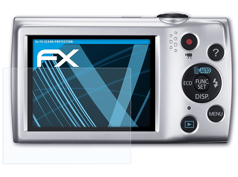 ATFOLIX 3x FX-Clear Displayschutz(für Canon PowerShot A2500)