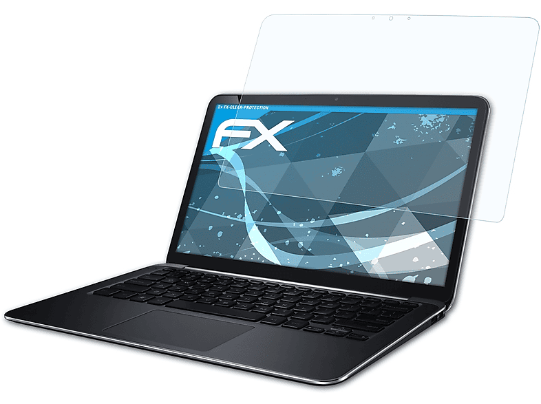 ATFOLIX 2x FX-Clear Displayschutz(für Dell XPS 13 Ultrabook (L321X, Version 2012))