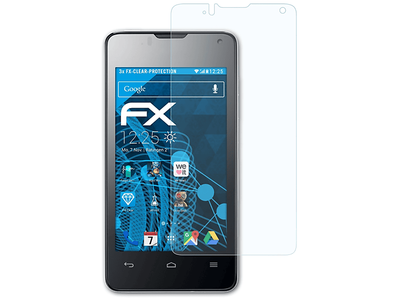 Huawei FX-Clear 3x Displayschutz(für ATFOLIX Ascend Y300)