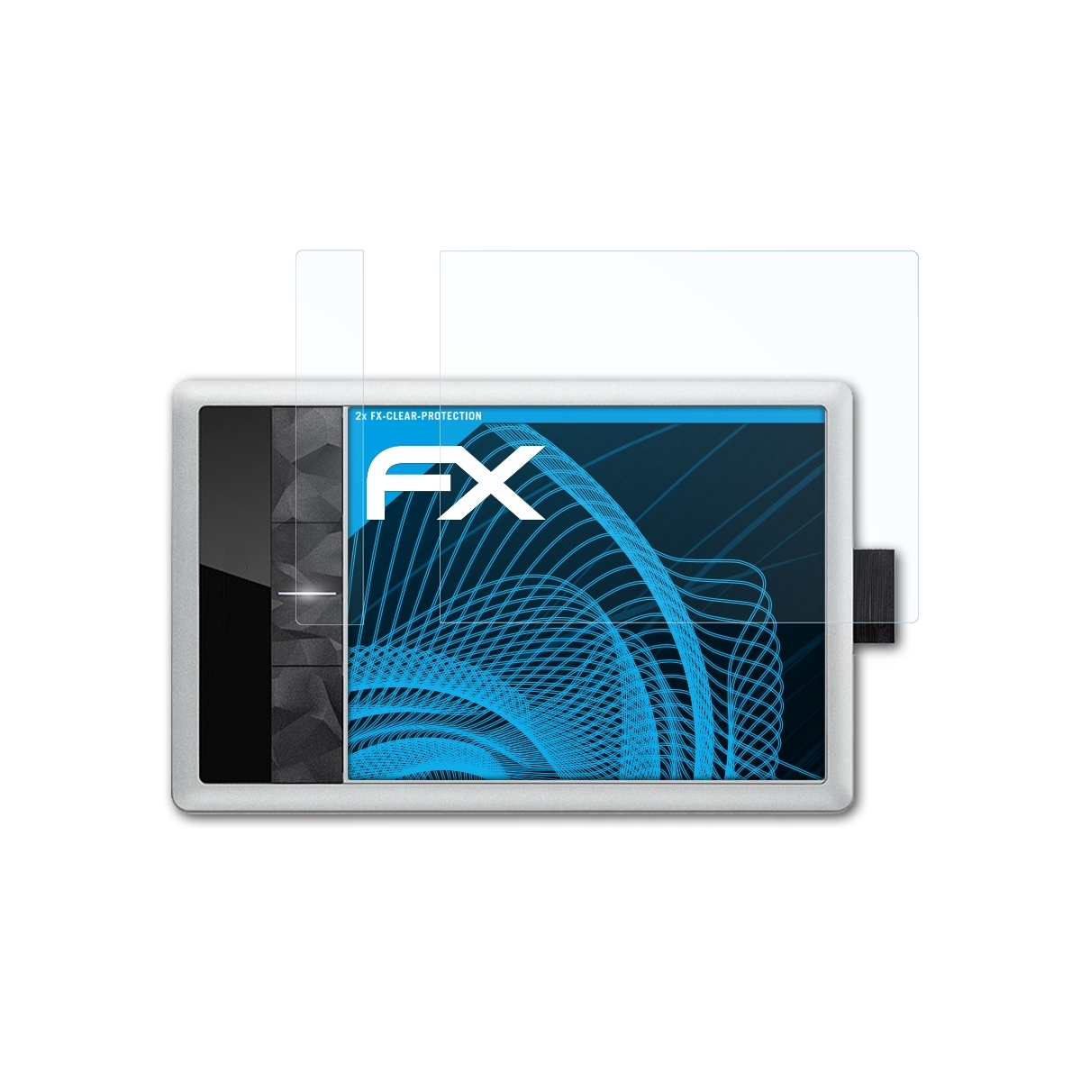 ATFOLIX (3.Generation)) 2x Displayschutz(für Small Fun FX-Clear Pen&Touch Wacom Bamboo