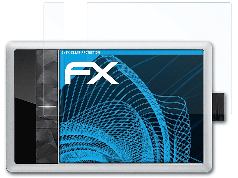 Fun Small Pen&Touch ATFOLIX 2x (3.Generation)) FX-Clear Bamboo Displayschutz(für Wacom