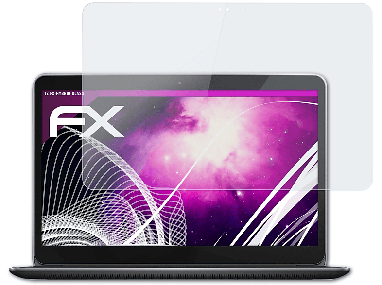 FX-Hybrid-Glass Schutzglas(für ATFOLIX Dell 15 Touch) XPS