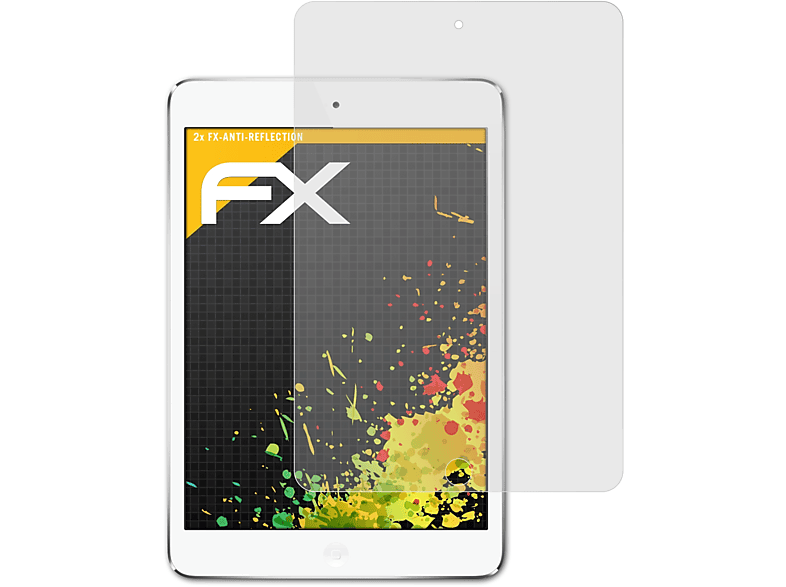 Displayschutz(für FX-Antireflex 2x iPad ATFOLIX Apple 2) Mini