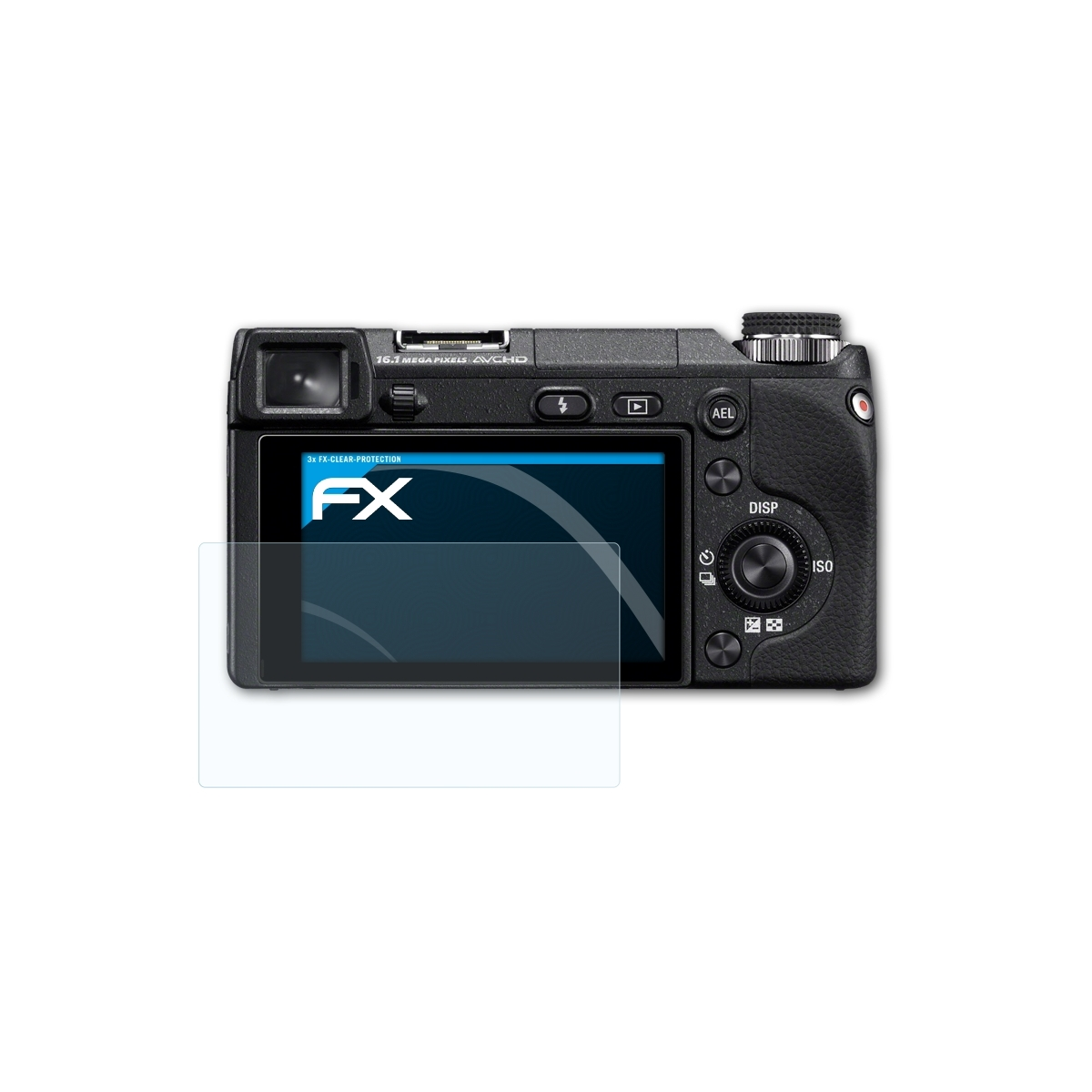 Sony 3x NEX-6) FX-Clear ATFOLIX Displayschutz(für