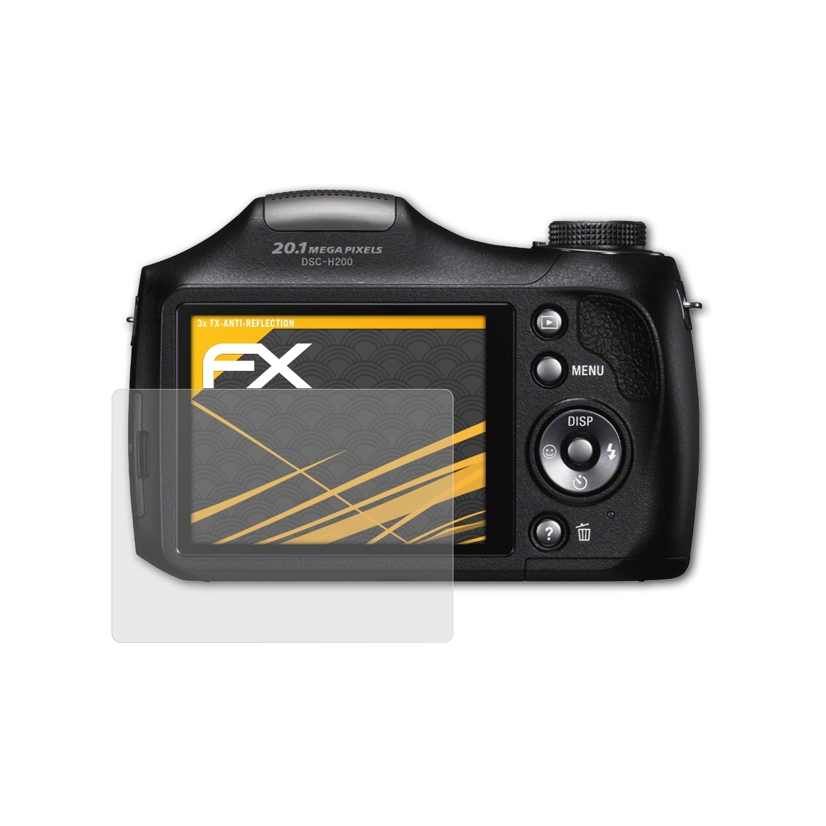ATFOLIX 3x FX-Antireflex Displayschutz(für Sony DSC-H200)