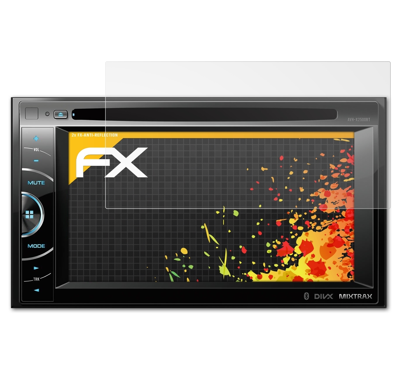 Pioneer FX-Antireflex 2x Displayschutz(für AVH-X2500BT) ATFOLIX