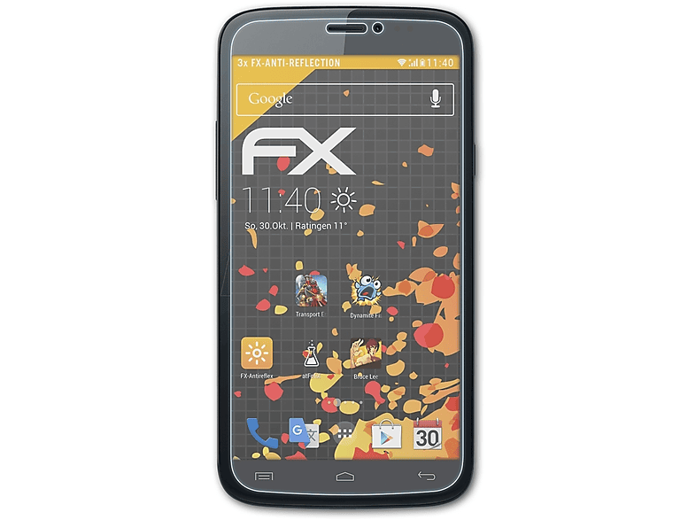 Displayschutz(für Darkside) ATFOLIX FX-Antireflex Wiko 3x