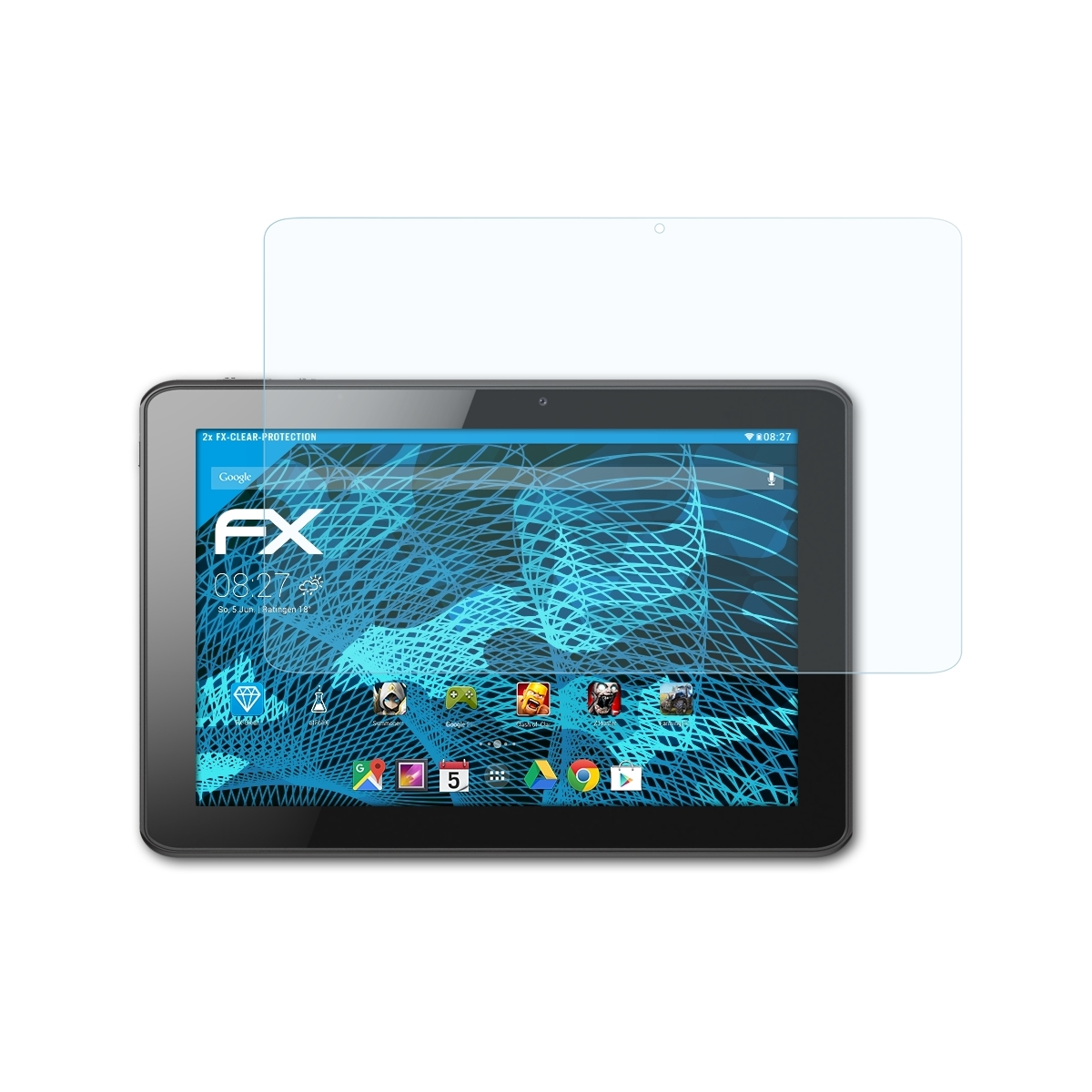 Displayschutz(für Acer FX-Clear 2x Iconia A511) ATFOLIX