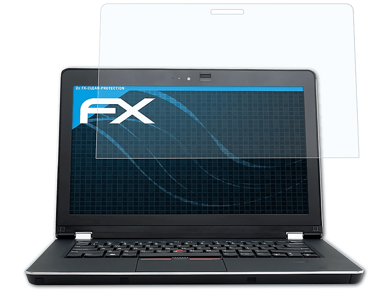 ATFOLIX 2x FX-Clear Displayschutz(für Lenovo ThinkPad Edge E420S)