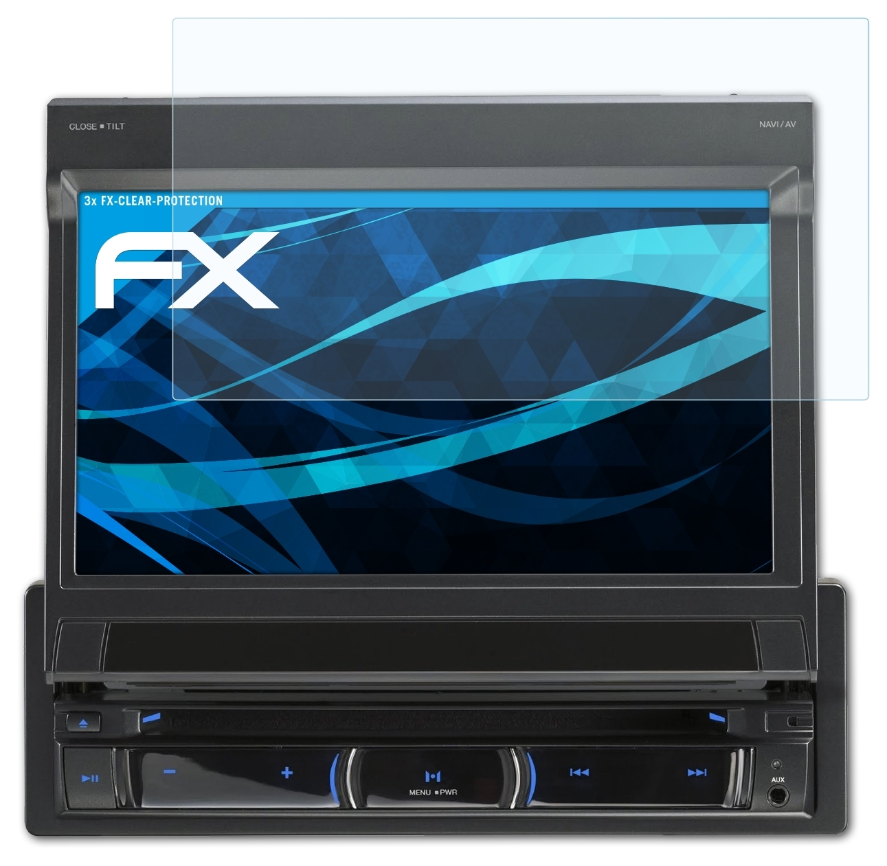 ATFOLIX 3x FX-Clear Displayschutz(für NZ501E) Clarion