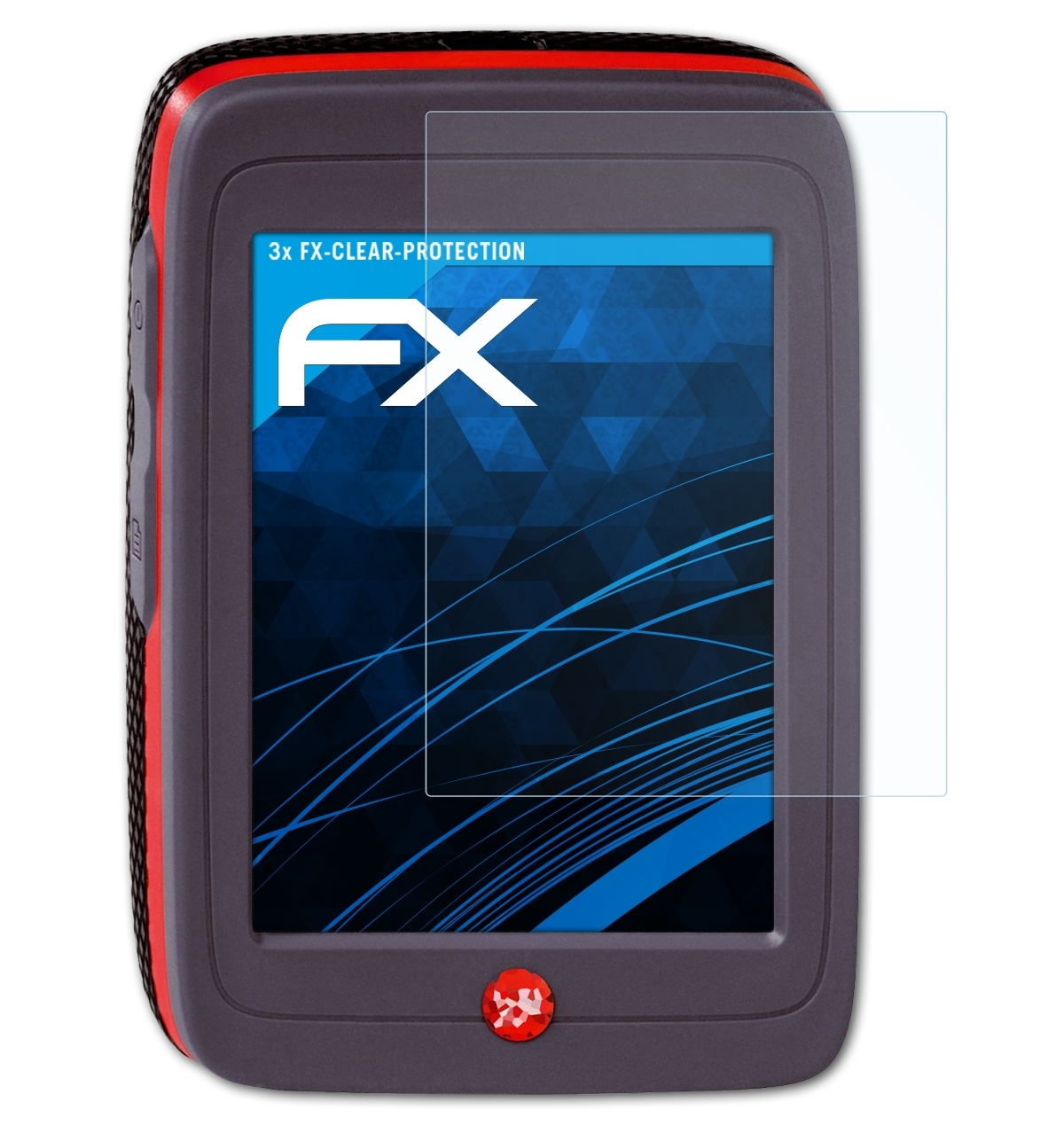 ATFOLIX 3x FX-Clear 30 Displayschutz(für Falk Cross) IBEX