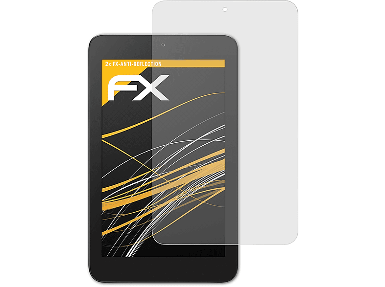 ATFOLIX 2x FX-Antireflex Displayschutz(für Asus VivoTab Note 8 (M80TA))