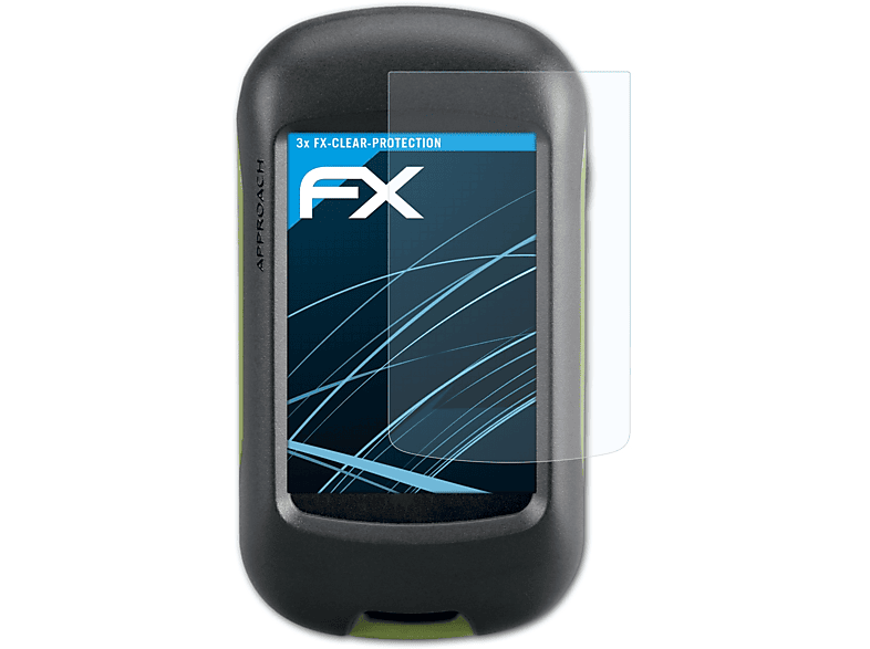 ATFOLIX 3x FX-Clear Displayschutz(für Approach G3) Garmin