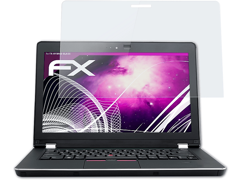 ATFOLIX FX-Hybrid-Glass Schutzglas(für Edge Lenovo ThinkPad E420S)