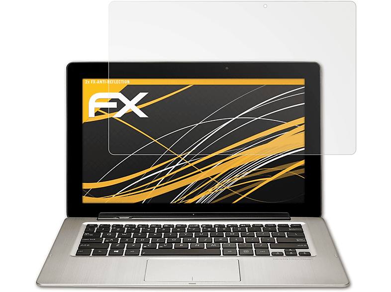 ATFOLIX FX-Antireflex 2x Book TX300) Asus Transformer Displayschutz(für