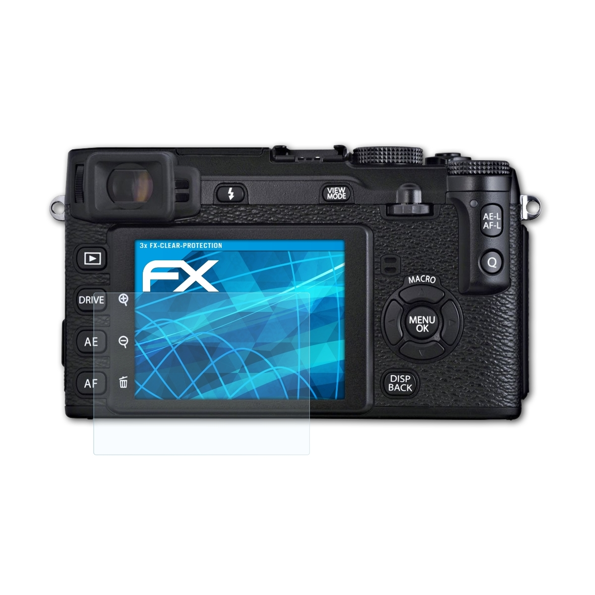 Displayschutz(für ATFOLIX Fujifilm X-E1) FX-Clear 3x