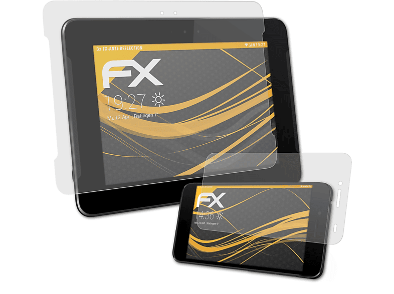 preisstrategie ATFOLIX 3x S) FX-Antireflex Asus Displayschutz(für PadFone