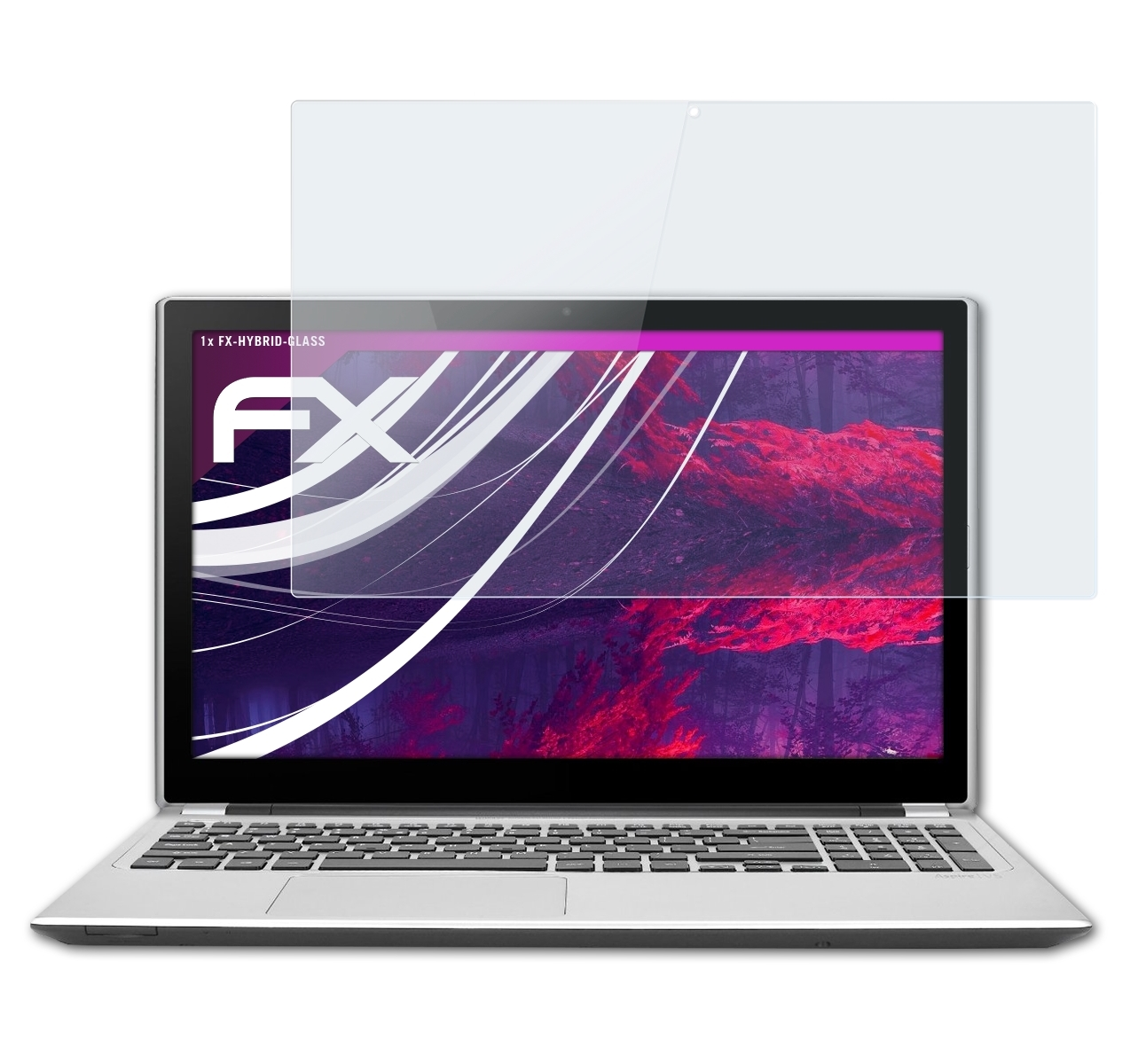 ATFOLIX FX-Hybrid-Glass Schutzglas(für Acer Aspire V5-571PG)