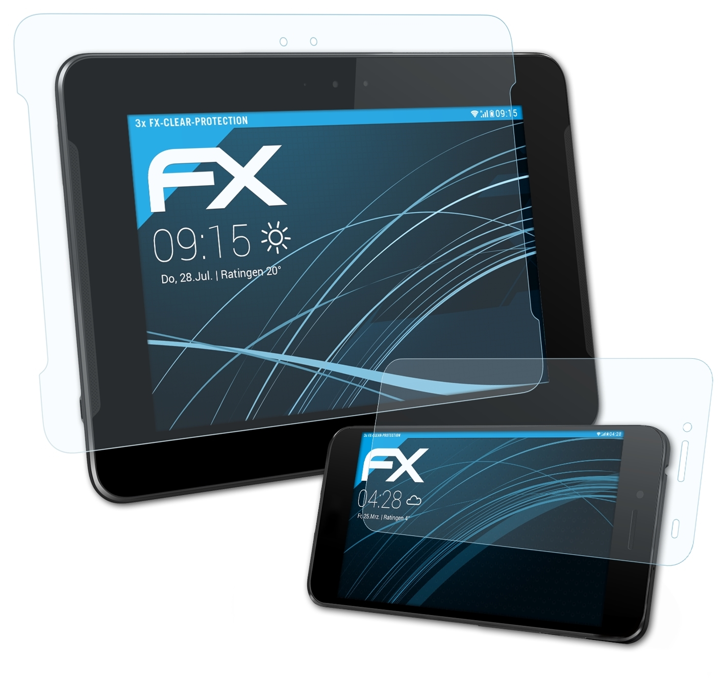 Asus S) FX-Clear PadFone Displayschutz(für ATFOLIX 3x