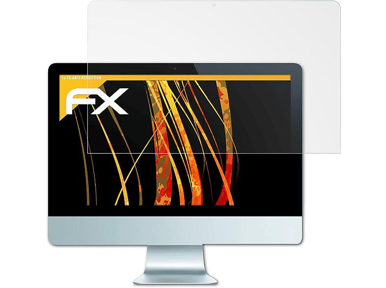 ATFOLIX FX-Antireflex Displayschutz(für Apple iMac 21,5 (Model 7G 2012-2014))
