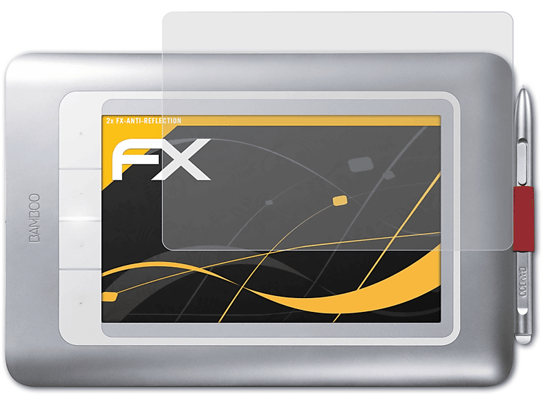 Small Fun Bamboo Pen&Touch ATFOLIX 2x Displayschutz(für (2.Generation)) FX-Antireflex Wacom