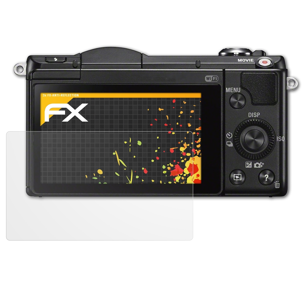3x (ILCE-5000)) ATFOLIX a5000 Sony Alpha Displayschutz(für FX-Antireflex